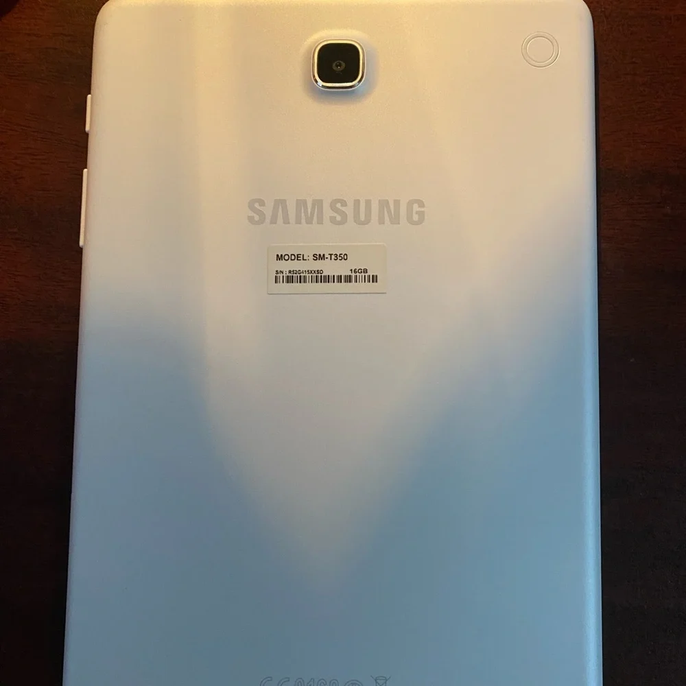 Samsung Galaxy Tab A 16GB 8-Inch Tablet. Cover included.